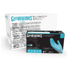 1638-Ammex Xtreme 5 mil Nitrile Powder Free Gloves-CASE